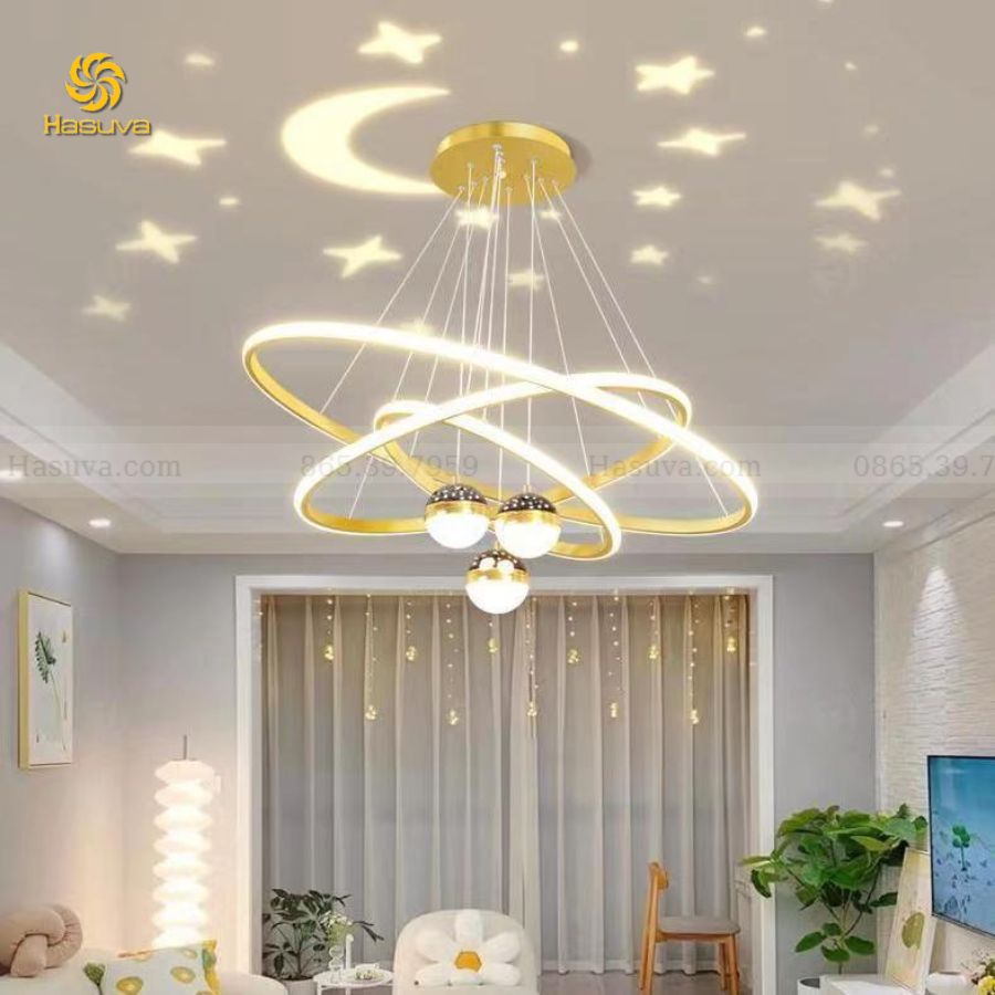 Đèn Thả 3 Vòng LED 817