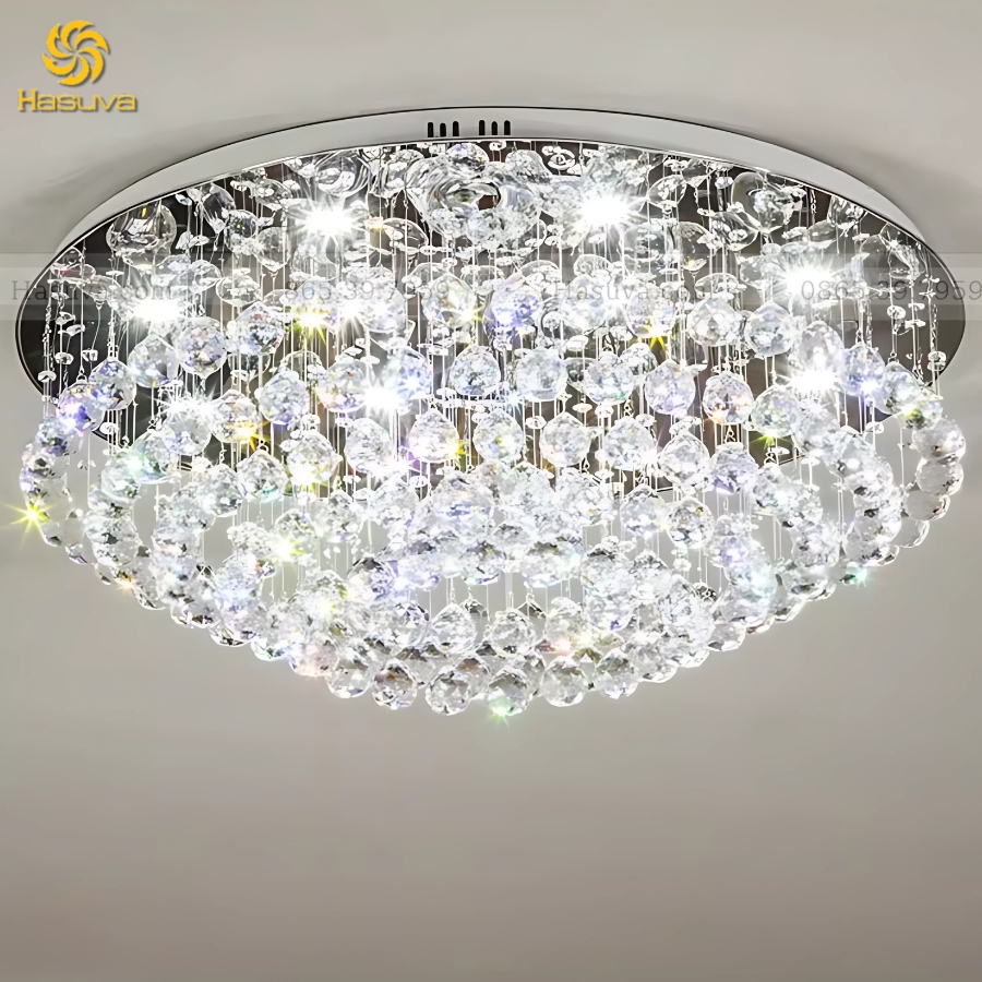 Đèn Ốp Trần Pha Lê 855