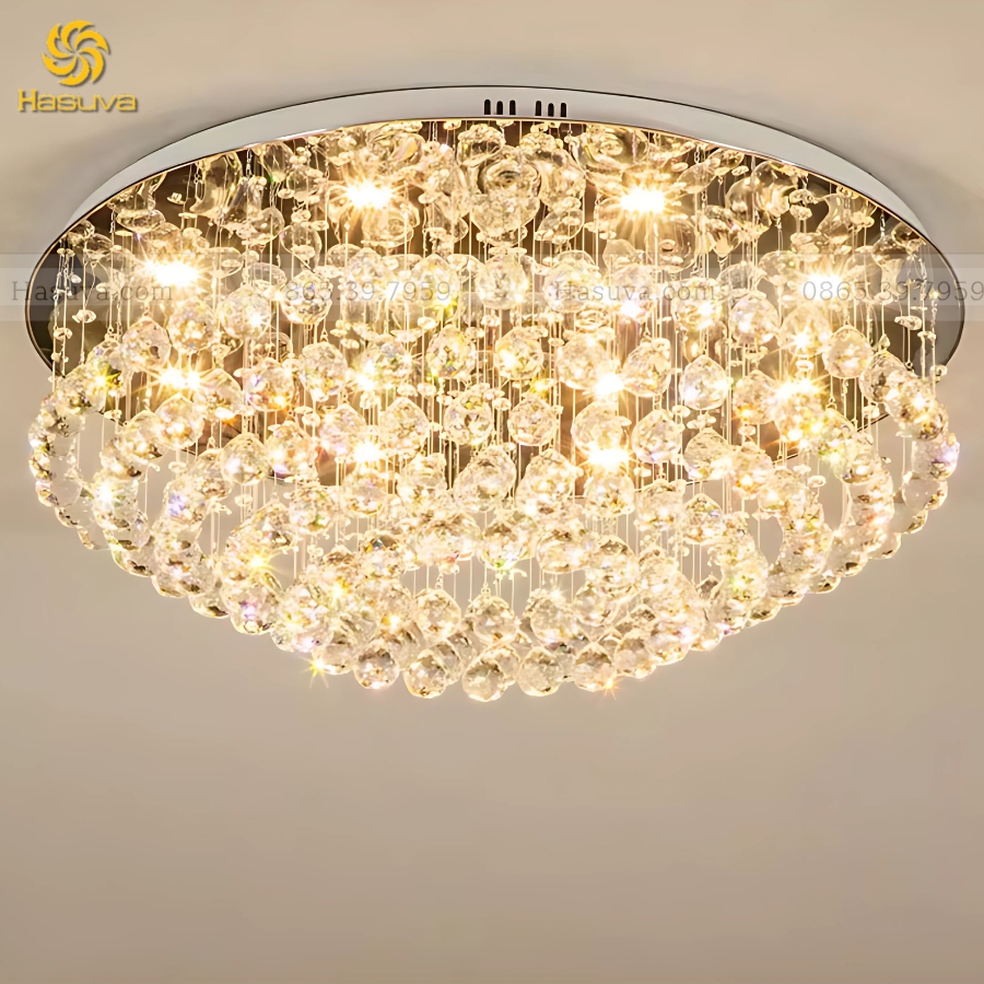 Đèn Ốp Trần Pha Lê 855