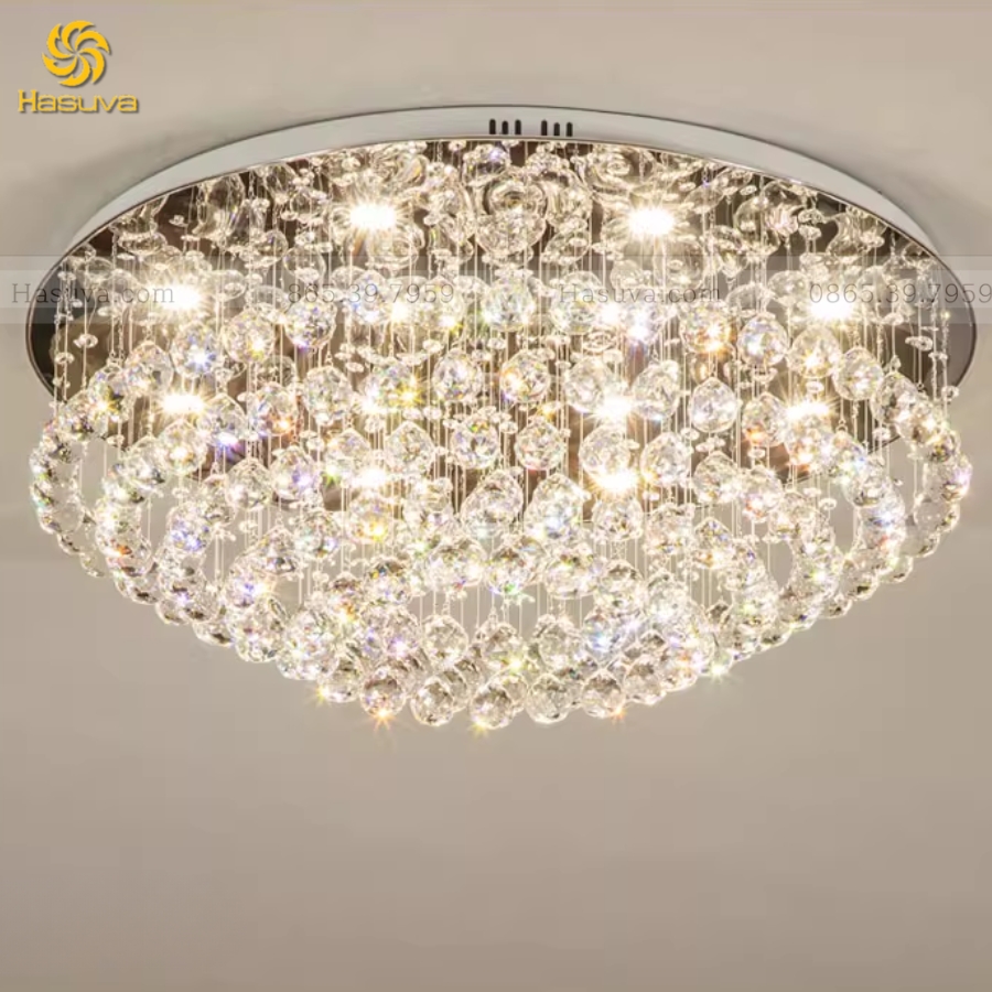 Đèn Ốp Trần Pha Lê 855